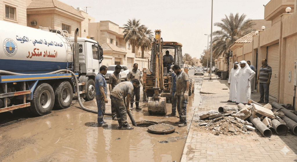 انسداد المجاري المتكرر في الكويت