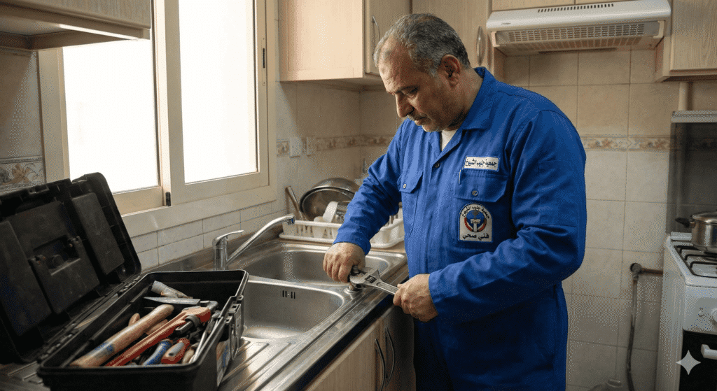 فني صحي جمعية جليب الشيوخ