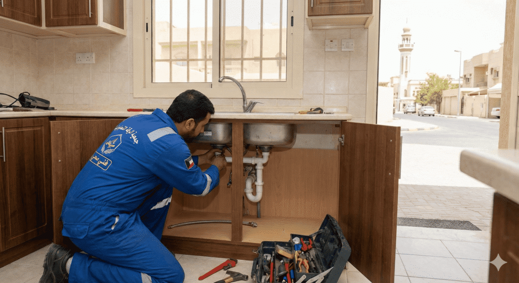 فني صحي جمعية الرقة الكويت