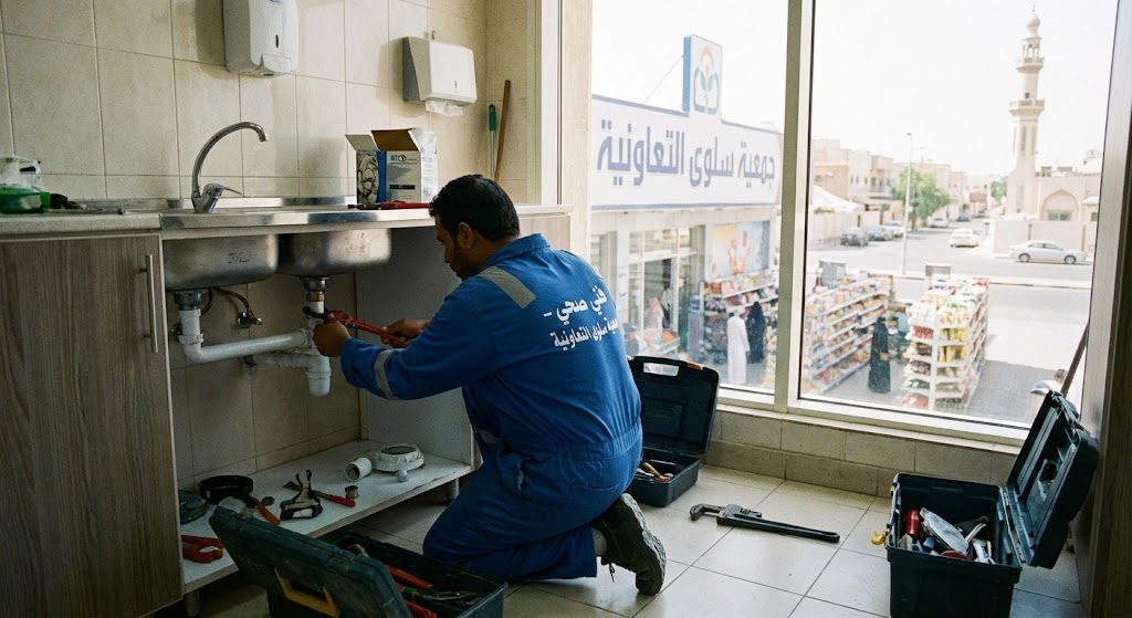 فني صحي جمعية سلوى الكويت - خدمات سباكة وتسليك مجاري احترافية