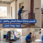 أفضل فني صحي لتأسيس سباكة الفلل والمباني الجديدة