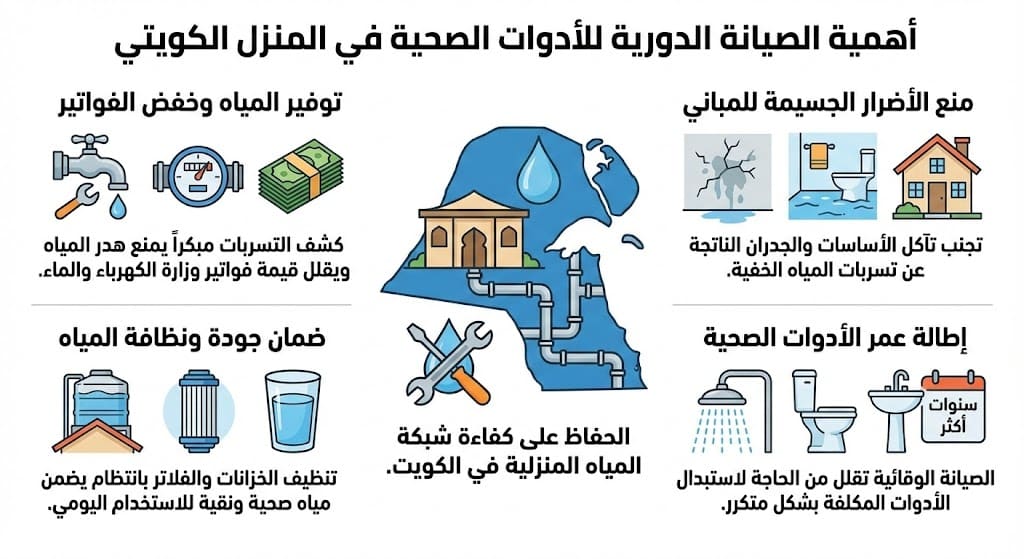 أهمية الصيانة الدورية للأدوات الصحية