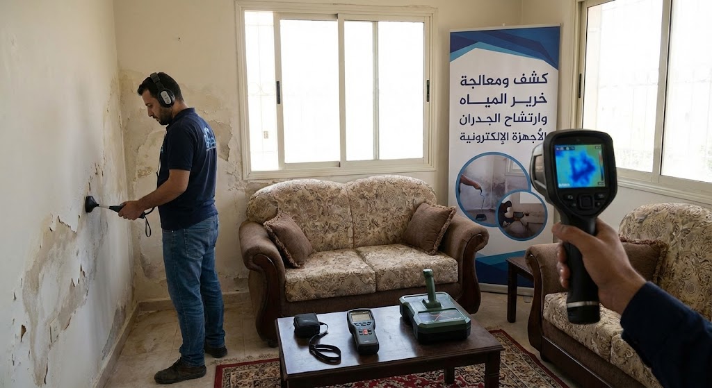 كشف خرير المياه إلكترونياً بدون تكسير