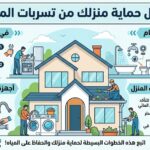 الدليل الشامل لحماية منزلك من تسربات المياه: أحدث التقنيات في الخليج