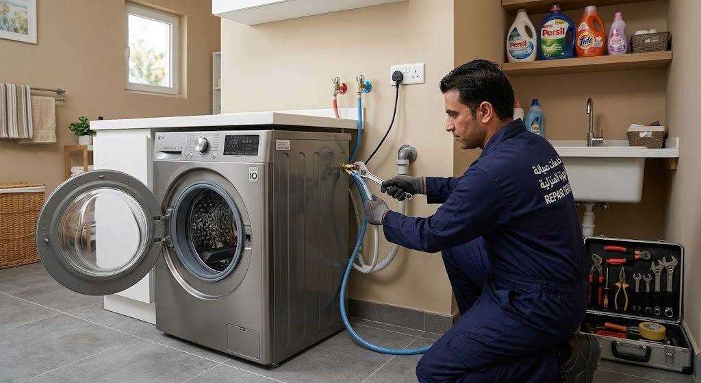 خطوات تركيب غسالات اتوماتيك في المنزل بأمان واحترافية